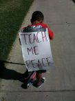 Teaching Peace – an honor and a daily struggle