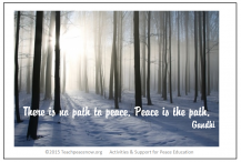 5 Resolutions for a More Peaceful World by Teach Peace Now
